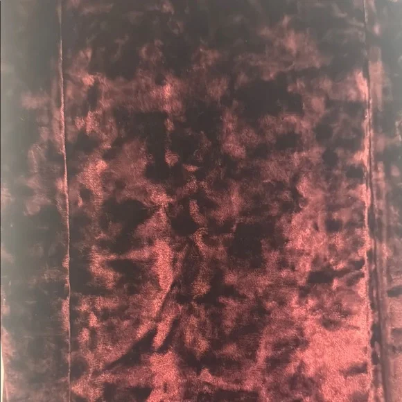 FREE PEOPLE Elegant Velvet Dress in Rich BURGUNDY NWOT - Picture 14 of 16